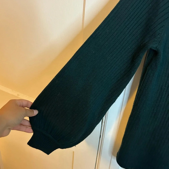 Song of Style Forest Green Mockneck Sweater - Picture 3 of 4